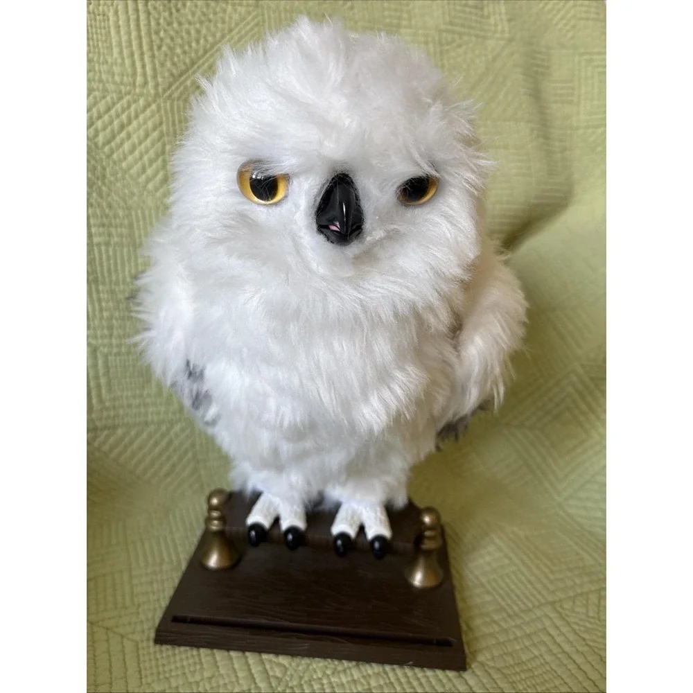 Wizarding World Of Harry Potter HEDWIG Owl Animated Interactive Pet Bird WORKS!